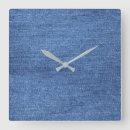 Search for denim clocks White