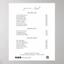 Search for service menu posters Elegant