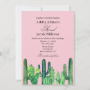 Search for green succulent wedding invitations Modern