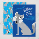Search for dogs 1st birthday invitations Cute