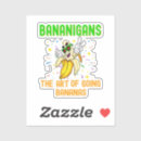 Search for funny banana cartoon stickers Food