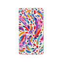 Search for red abstract return address labels Pattern