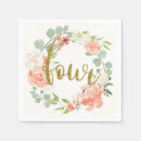 Search for pink floral napkins Flower