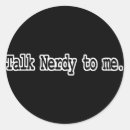 Search for techy round stickers Humour