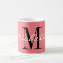 Search for coral pink home living Monogrammed