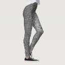 Search for silver sparkles leggings Black and white