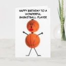 Search for funny basketball birthday cards Fan