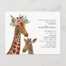 Search for giraffe 4x5 invitations Animal