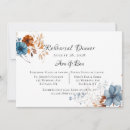 Search for wildflower rehearsal dinner invitations Blue