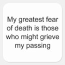 Search for life death stickers Grief