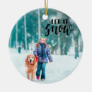 Search for let it snow christmas tree decorations Typography