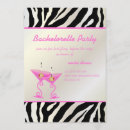 Search for zebra hen party invitations Stripes