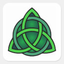 Search for irish symbols stickers Green