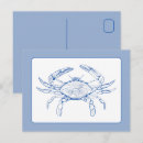 Search for blue crab postcards Nautical
