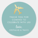 Search for airplane wedding stickers Aeroplane