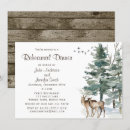 Search for deer rehearsal dinner invitations Woodland
