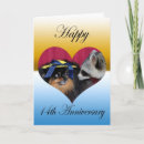 Search for animal wedding anniversary cards Dog