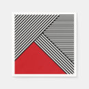 Search for red and black napkins Stripes