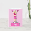 Search for 75th for her birthday cards Pink