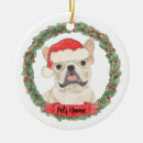 Search for french bulldog christmas tree decorations Dog mum