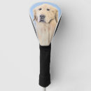 Search for golden retriever golf head covers Cute