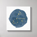 Search for astrological canvas prints Scorpio
