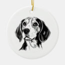 Search for dog silhouette christmas tree decorations Black and white