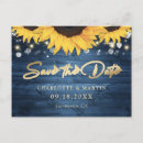 Search for sunflower wedding save the dates String lights
