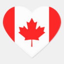 Search for heart canada stickers Flag