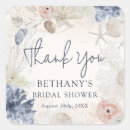 Search for bridal shower seashell stickers Thank you