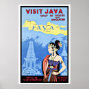 Search for visit indonesia posters Vintage