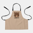 Search for brown bear aprons Cartoon