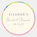 Search for colourful abstract stickers Bridal shower