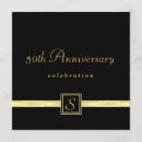 Search for anniversary monogram invitations Elegant
