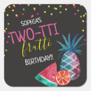 Search for girls second birthday stickers Tropical