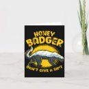 Search for funny badger cards Honey