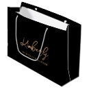Search for rose gold gift bags Black