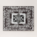 Search for black and white abstract art puzzles Pattern