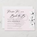 Search for black white bridal tea invitations Bride