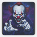 Search for scary clown stickers Creepy