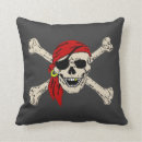 Search for skull and bones cushions Pirate