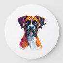 Search for boxer dog clocks Lover