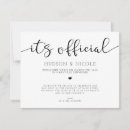 Search for elopement party invitations Marriage