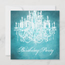 Search for chandelier birthday invitations Vintage