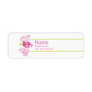 Search for tea cup return address labels Girl