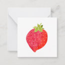 Search for strawberry note cards Minimalist