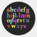 Search for alphabet for kids stickers Learning