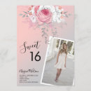 Search for ombre birthday invitations Rose gold