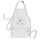 Search for heart abstract aprons Pink