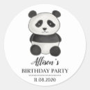Search for black and white panda stickers Birthday